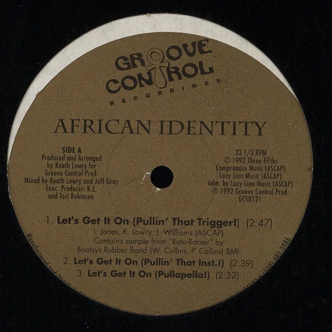 African Identity - Let's Get It On (Pullin' That Trigger!)