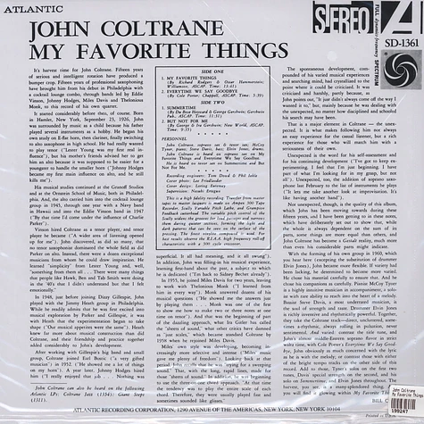 John Coltrane - My Favorite Things