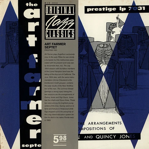 The Art Farmer Septet - The Art Farmer Septet (Plays The Arrangements Of Gigi Gryce And Quincy Jones)