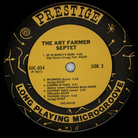 The Art Farmer Septet - The Art Farmer Septet (Plays The Arrangements Of Gigi Gryce And Quincy Jones)
