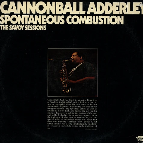 Cannonball Adderley - Spontaneous Combustion