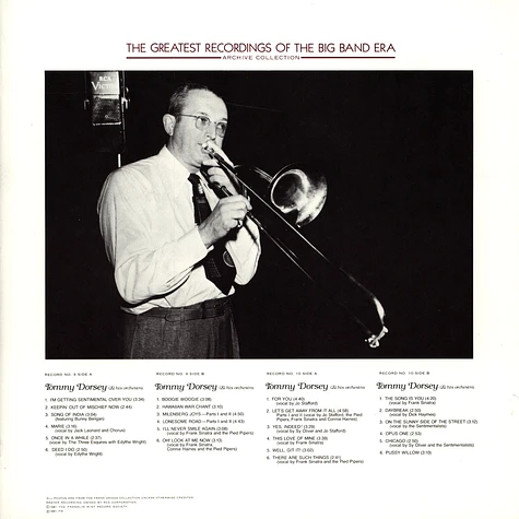 V.A. - The Greatest Recordings Of The Big Band Era - Tommy Dorsey - The Many Sides