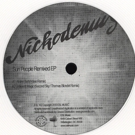 Nickodemus - Sun People Remixed EP