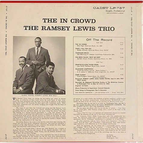 The Ramsey Lewis Trio - The In Crowd