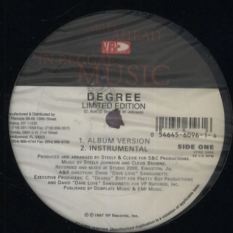 Degree - Limited Edition