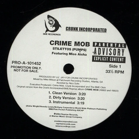 Crime Mob - Stilletos (pumps) feat. Miss Aisha