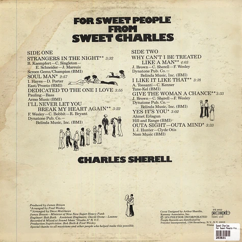 Sweet Charles - For Sweet People from Sweet Charles