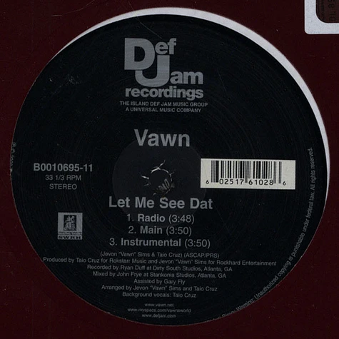 Vawn - Let Me See Dat