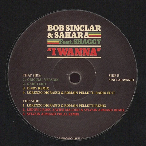 Bob Sinclar & Shaggy - I Wanna