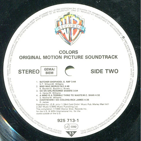 V.A. - Colors (Original Motion Picture Soundtrack)