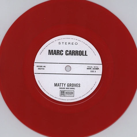 Marc Carroll - Matty Groves EP