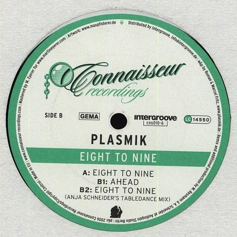 Plasmik - Eight To Nine