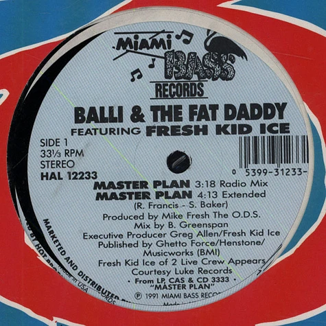 Balli & The Fat Daddy Featuring Fresh Kid Ice - Master Plan