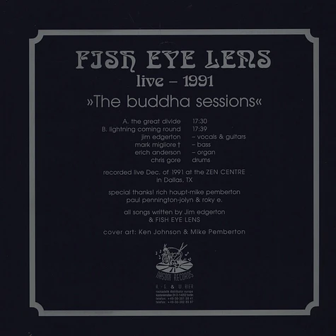 Fish Eye Lens - Live 1991, Buddha Sessions