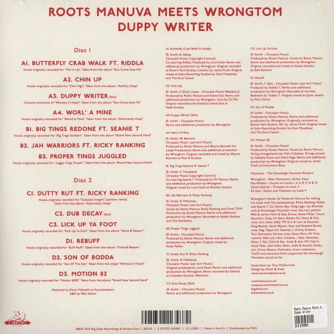 Roots Manuva Meets Wrongtom - Duppy Writer