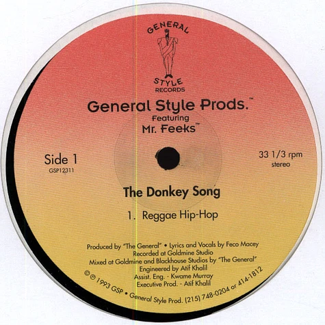General Style Prods. - The Donkey Song