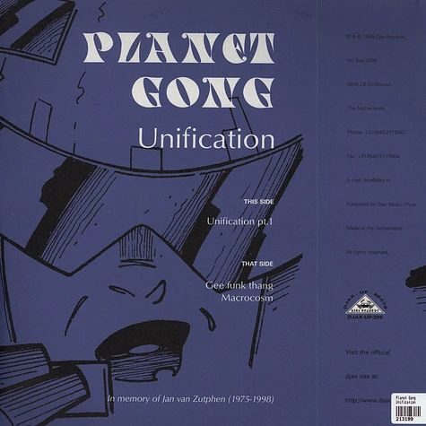 Planet Gong - Unification