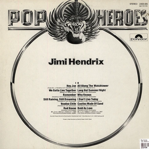 Pop Heroes - Jimi Hendrix