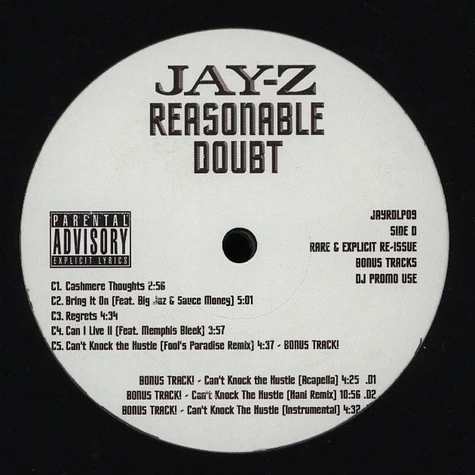 Jay-Z - Reasonable Doubt