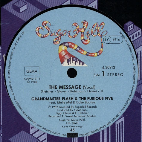 Grandmaster Flash & The Furious 5 - The Message