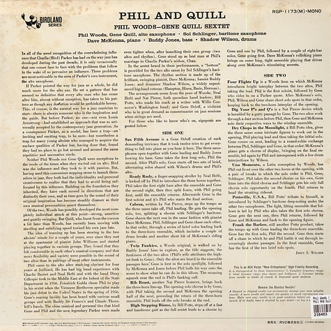 Phil Woods / Gene Quill Sextet - Phil And Quill
