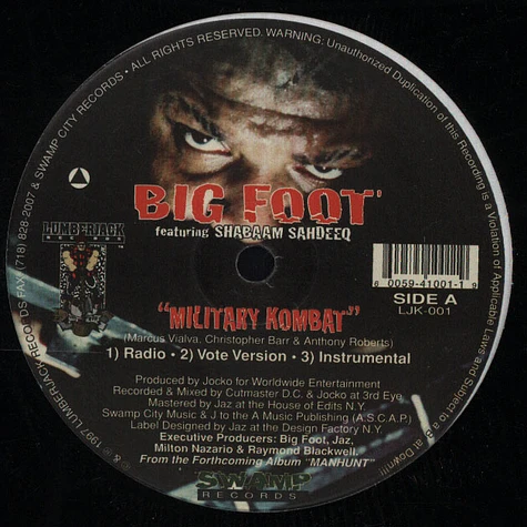 Big Foot - Military Kombat / Bring It
