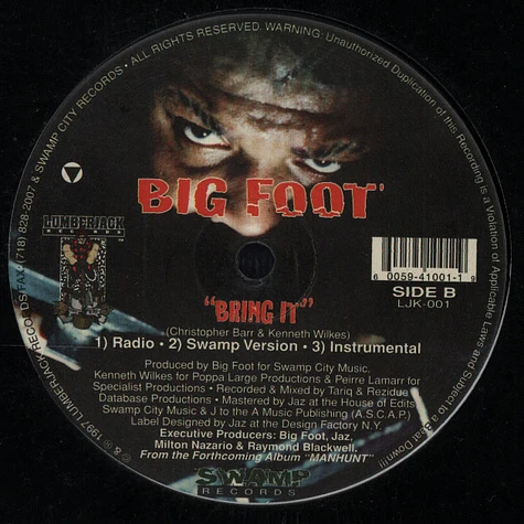 Big Foot - Military Kombat / Bring It