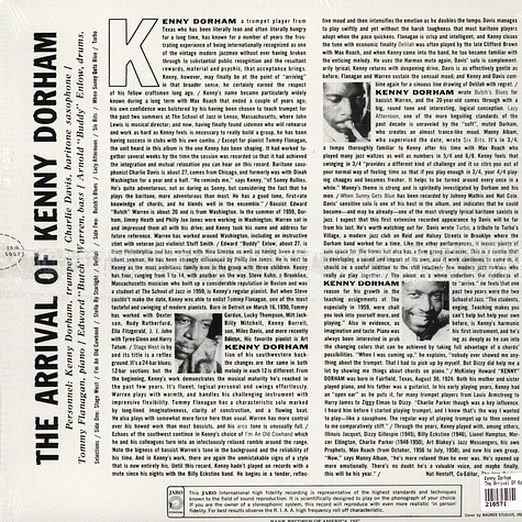 Kenny Dorham - The Arrival Of Kenny Dorham