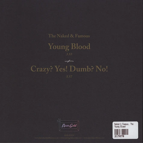 Naked & Famous, The - Young Blood