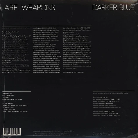 A.R.E. Weapons - Darker Blue