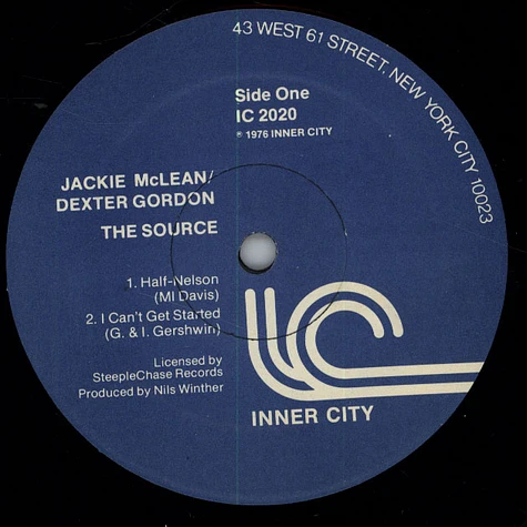 Jackie McLean & Dexter Gordon - The Source Vol.2