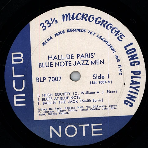 Hall-De Paris' Blue Note Jazz Men - Jamming In Jazz