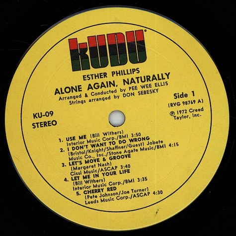 Esther Phillips - Alone Again Naturally