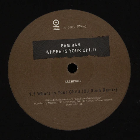 Bam Bam - Where Is Your Child