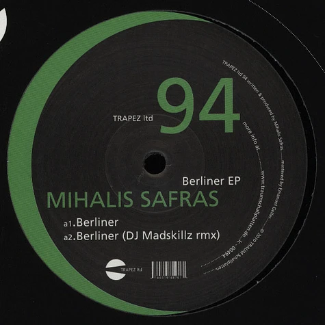 Mihalis Safras - Berliner EP