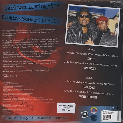 Carlton Livingston - Rocking Steady