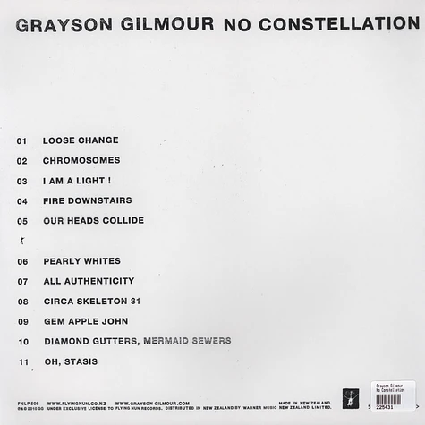 Grayson Gilmour - No Constellation