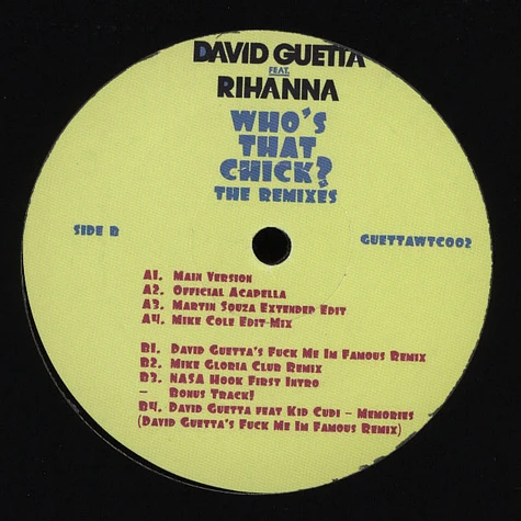 David Guetta - Who's That Chick Feat. Rihanna
