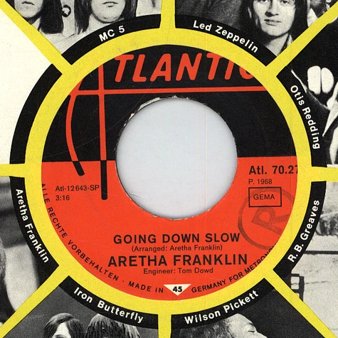 Aretha Franklin - (Sweet Sweet Baby) Since You've Been Gone / Going Down Slow