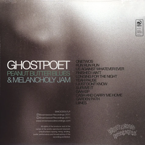 Ghostpoet - Peanut Butter Blues & Melancholy Jam