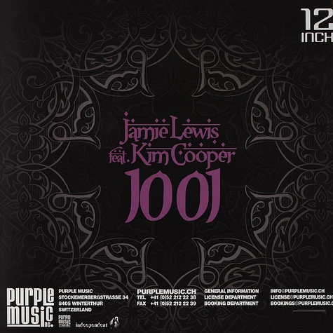 Jamie Lewis - 1001 Feat. Kim Cooper