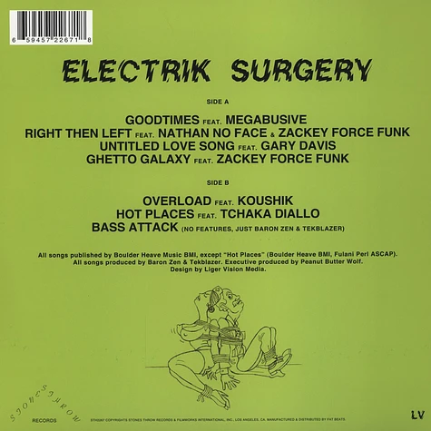 Baron Zen & Tekblazer - Electrik Surgery EP