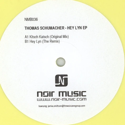 Thomas Schumacher - Hey Lyn Ep