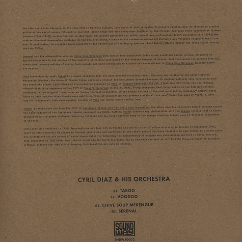 Cyril Diaz & His Orchestra - Vodoo EP