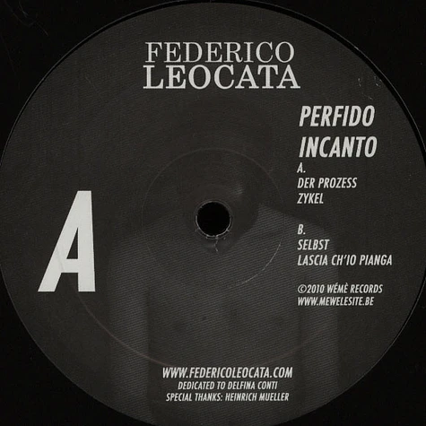 Federico Leocata - Perfido Incanto