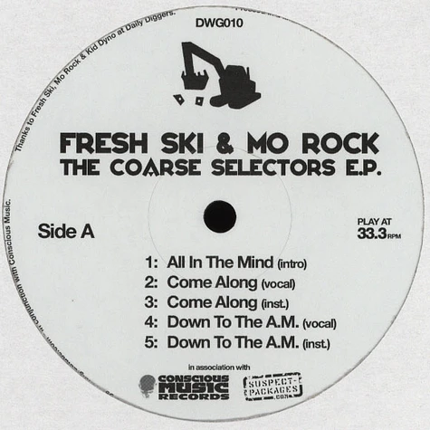 Fresh Ski & Mo Rock - The Coarse Selectors EP