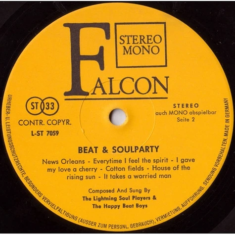 Lightning Soul Players & The Happy Beat Boys - Beat & Soulparty