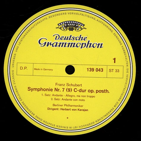 Franz Schubert - Berliner Philharmoniker • Herbert von Karajan - Symphonie Nr. 7