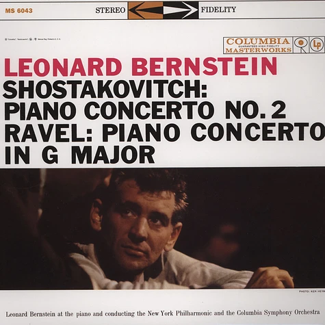 Leonard Shostakovitch / Ravel / Bernstein - Pianot Concerto 2 / Piano Concerto In G Major