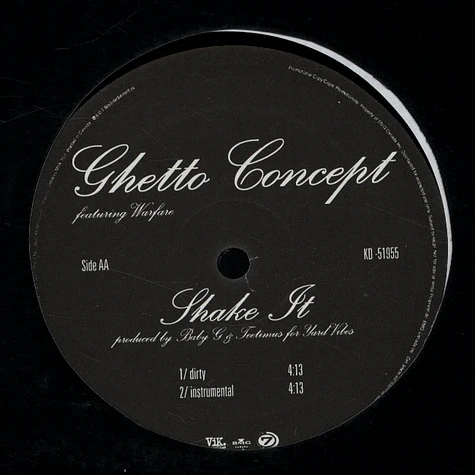 Ghetto Concept - Rest In Peace / Shake It